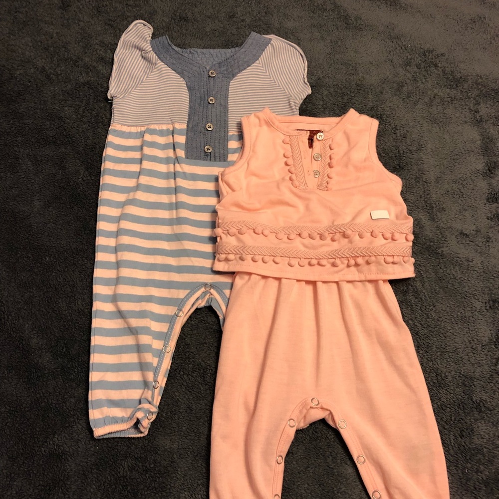 7 For All Mankind Jumpsuit Bundle - Baby Girl